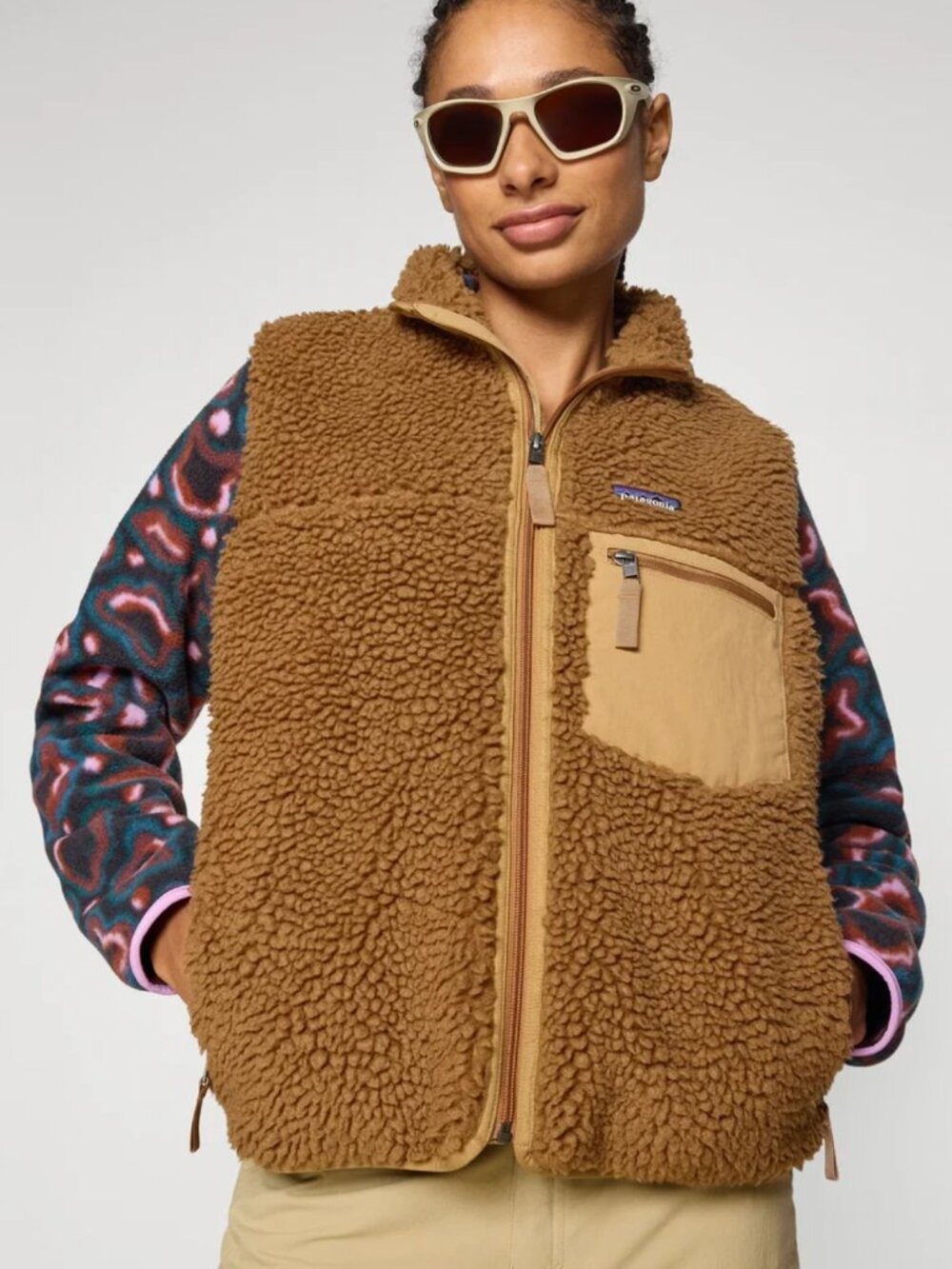 Patagonia Classic Retro-X Vest Deer Brown Size Large NWOT - Picture 15 of 15
